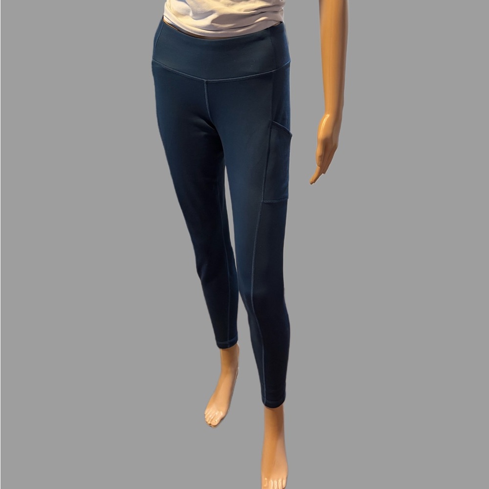 Patagonia Teal High-Rise leggings with Pockets GALORE!!  Sz S